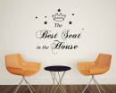 The Best Seat Decal Bathroom Toilet Sticker The Best Seat Decal Bathroom Toilet Sticker